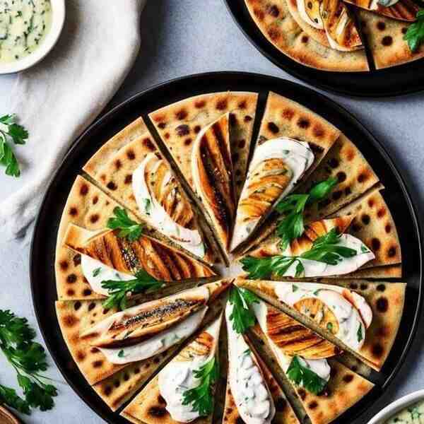 Лепешки тминные с копченой скумбрией